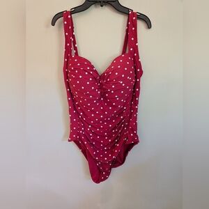 Red Polka Dot Swimsuit